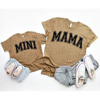 Leopard “MAMA” Graphic Tee