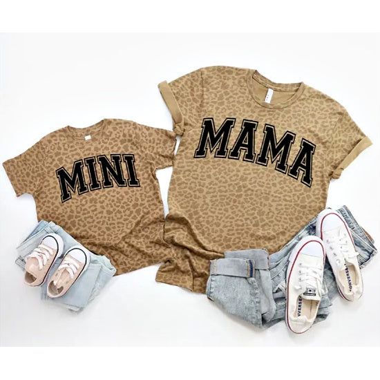 Leopard “MAMA” Graphic Tee