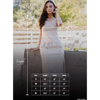 Desert Dream Ranch Lace Patchwork Maxi Dress – Western Boho Sleeveless Gown