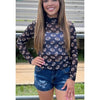 Girls of Fall Football Mesh Top