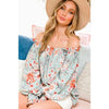 Sweet Breeze Off-Shoulder Floral Top