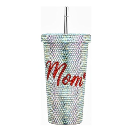 Rhinestone Mom Cup