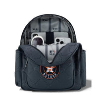 MLB Houston Astros Navy PU Leather Backpack