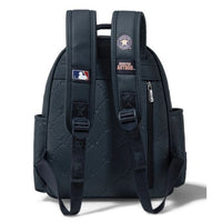 MLB Houston Astros Navy PU Leather Backpack
