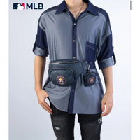 Houston Astros Navy Logo Fanny Pack Sling Crossbody Bag