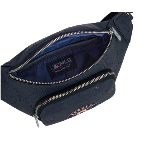 Houston Astros Navy Logo Fanny Pack Sling Crossbody Bag