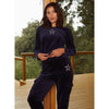 Dallas Cowboys Navy Velour Star Top with Rhinestone Logo