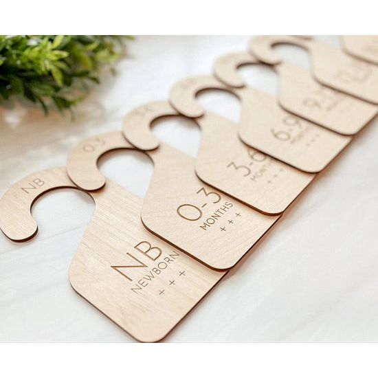 Modern Laser Cut Baby Closet Divider