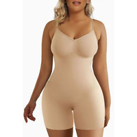 SHAPERX Mid-Thigh Sculpting Bodysuit Shapewear