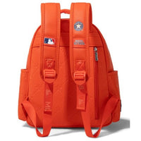Houston Astros Orange MLB PU Leather Backpack | Official Licensed Astros Bag