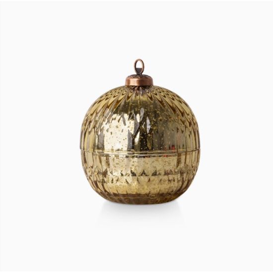 Holiday Champagne Gold Ornament Candle – 5 oz