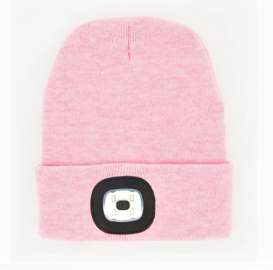 Pink Night Scope Brightside Rechargeable LED Beanie