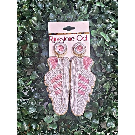 Pink Superstar Sneaker Earrings