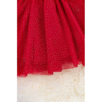 Girl's Red Sequin Sparkly Tulle Dress