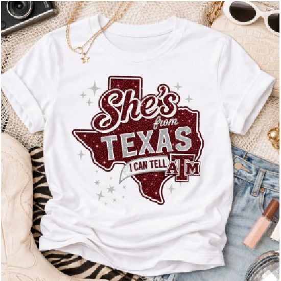 She’s From Texas Aggie Graphic Tee