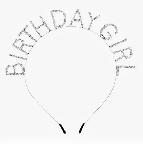 Birthday Girl Crystal Rhinestone Headband