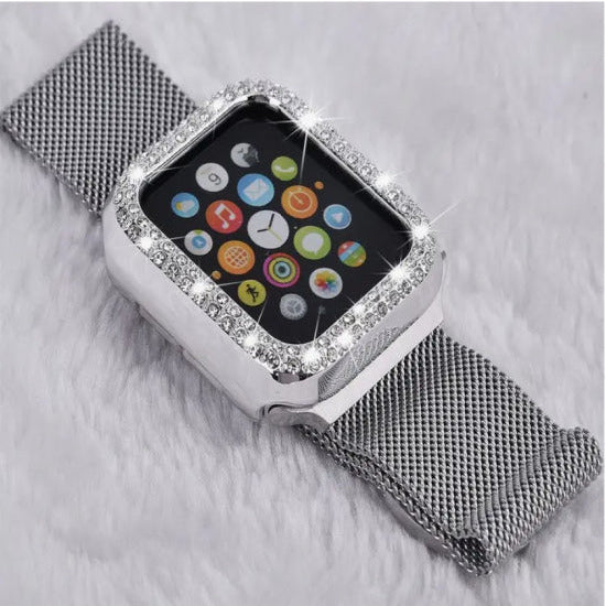 Rhinestone Apple Watch Face Cover