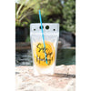 Reusable Drink Pouch with Funny Sayings and Straw - Rhinestone Gal