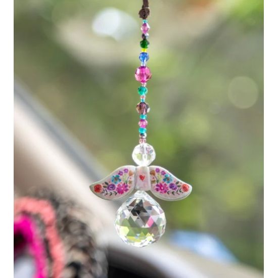 Angel Beaded Charm Hanging Décor
