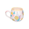 Sweet Grace Candle Mug – Floral Ceramic Reusable Cup