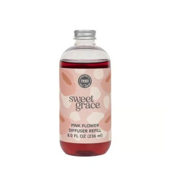 Sweet Grace Pink Flower Diffuser Refill – 8 oz