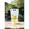 Reusable Drink Pouch with Funny Sayings and Straw - Rhinestone Gal