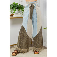 Wild West Lace Patchwork Boho Pants