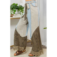 Wild West Lace Patchwork Boho Pants