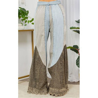 Wild West Lace Patchwork Boho Pants