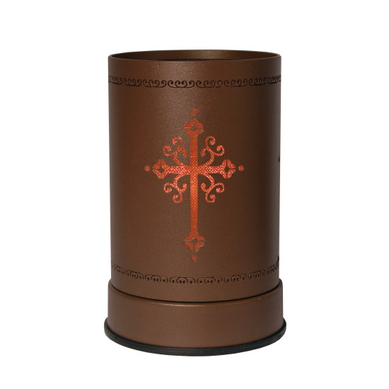 Antique Cross Bronze Warmer by Scentchips®