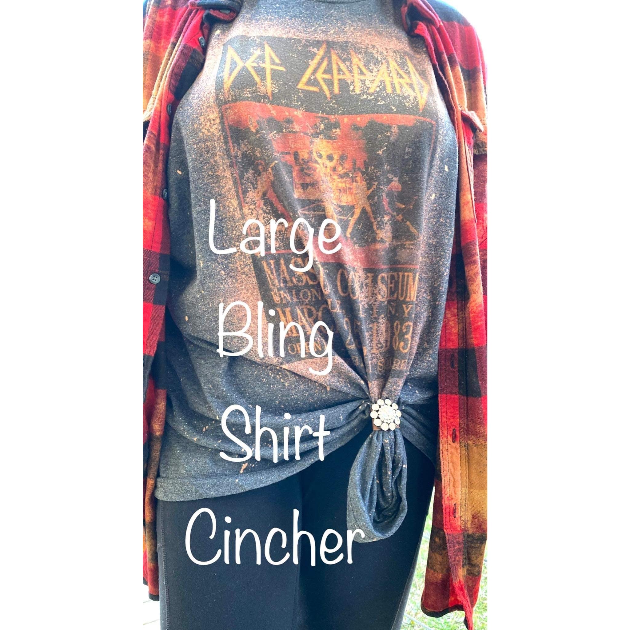 Large Bling Shirt Cincher - Rhinestone Gal