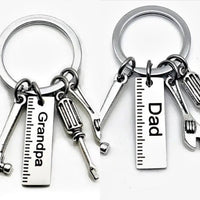 Father's Day Metal Keychain