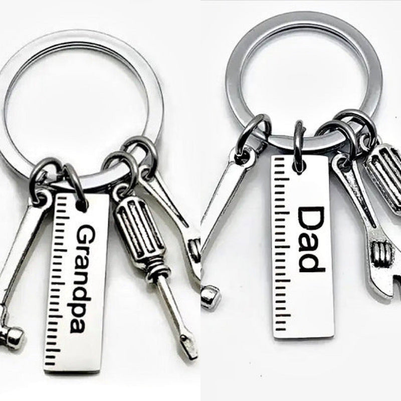 Father's Day Metal Keychain