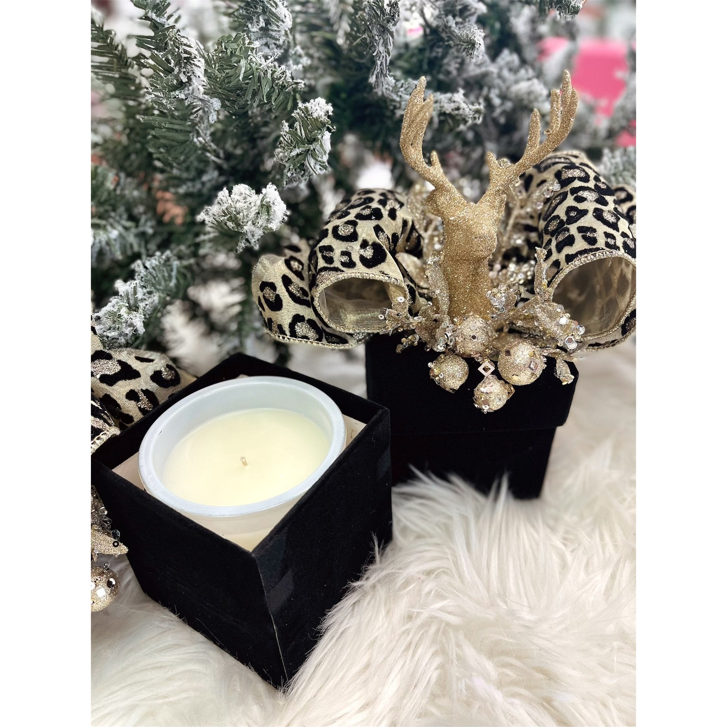 Luxurious Candle with Decorative Candle Box