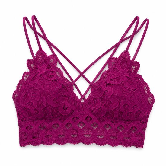 Magenta Lace Bralette