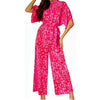 Pink Leopard Jumpsuit - Rhinestone Gal