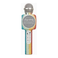 Rainbow Bling Karaoke Microphone & Bluetooth Speaker