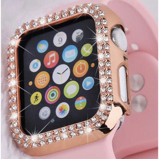 Rhinestone Apple Watch Face Cover - Rhinestone Gal