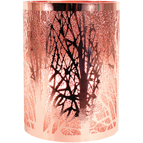 Copper Topaz Branches Lantern Shade - Rhinestone Gal